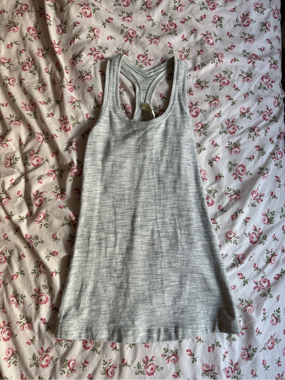 lululemon athletica Light Gray Racerback Tank